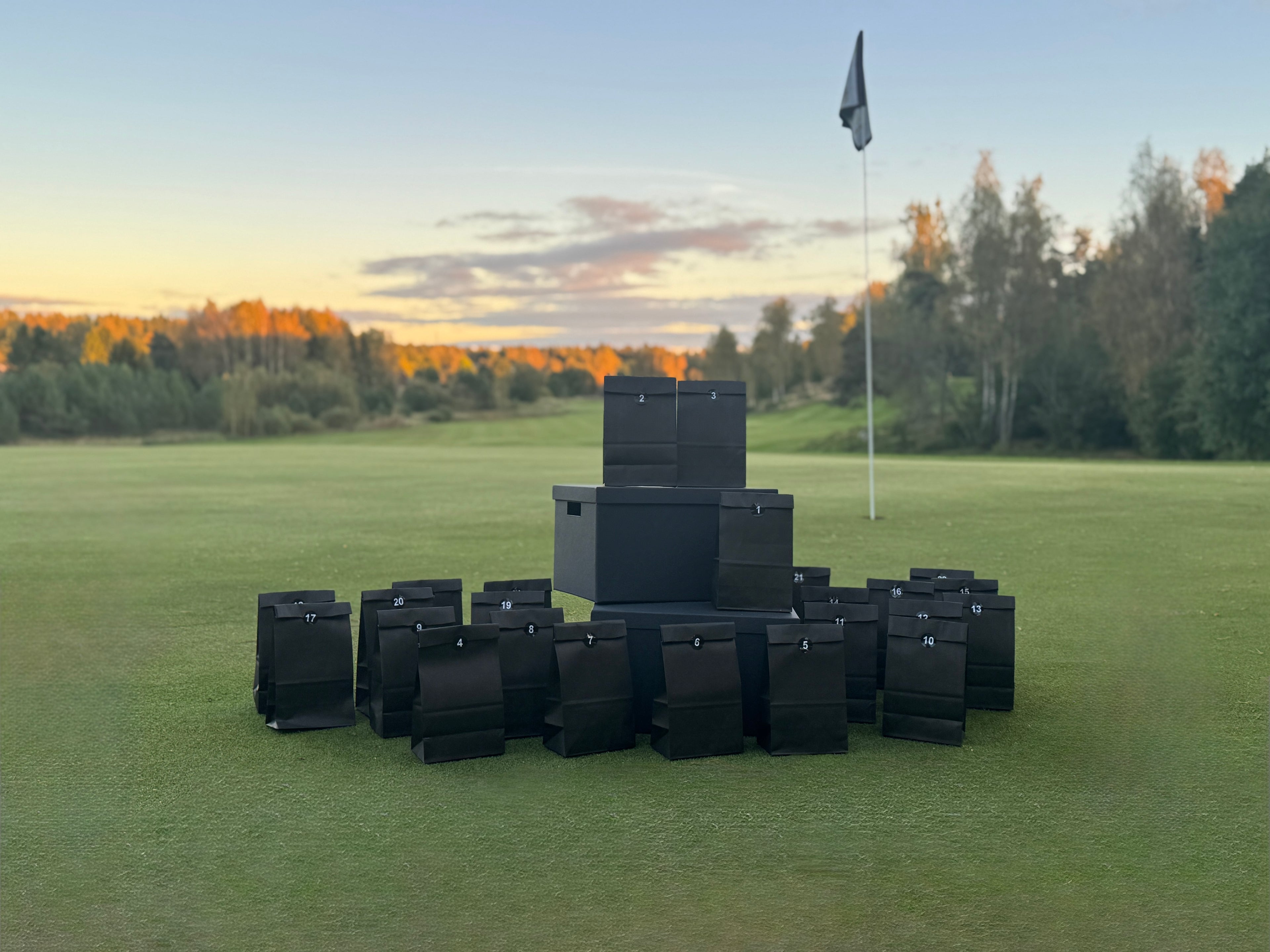 Adventskalender med golfprodukter